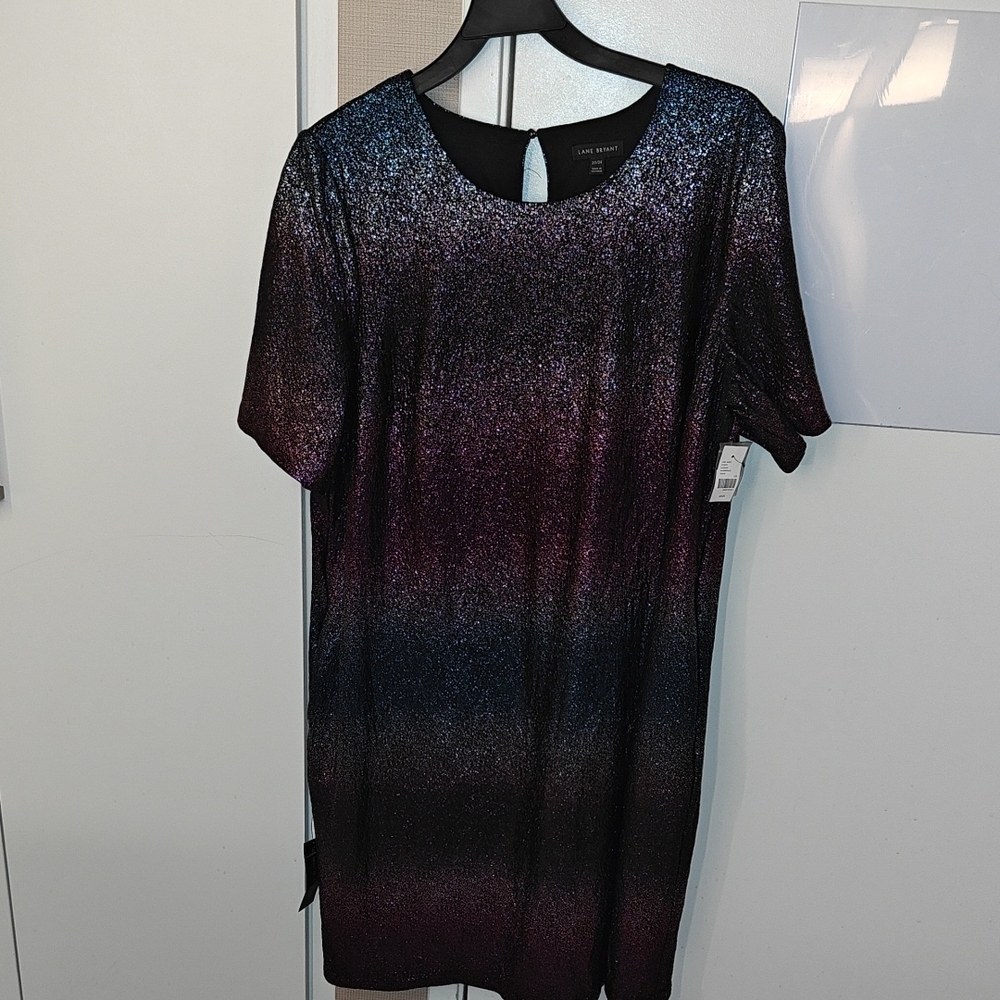 22/24 NWT Lane Bryant metallic Dress